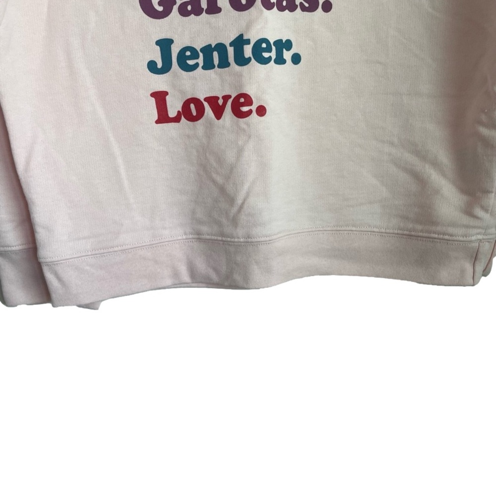 J. CREW GIRLS INC. PINK PULLOVER SWEATER SIZE MEDIUM LONG SLEEVE CREW NECK NWT - Picture 3 of 13